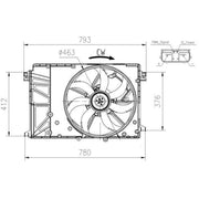 NRF Engine Cooling Fan 47932