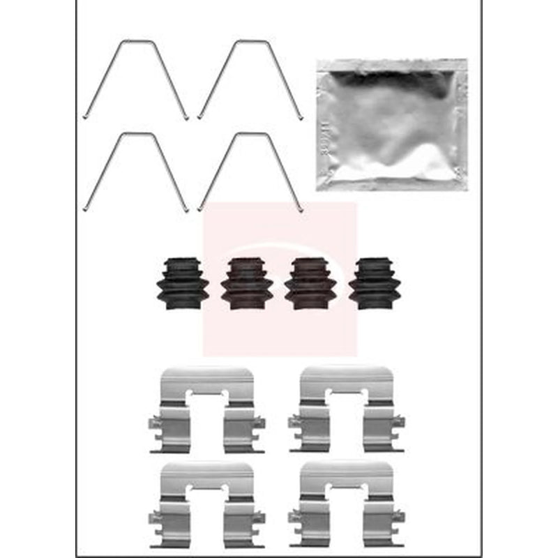 Apec Brake Pad Accessory Fitting Kit Rear KIT1362