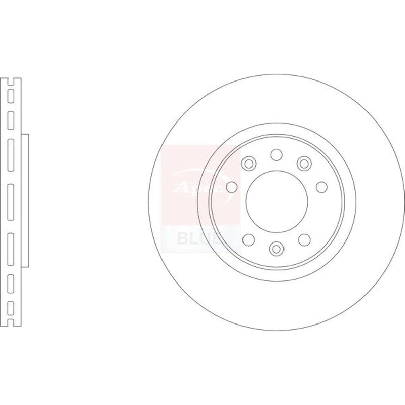 Apec 2 x Rear Brake Discs SDK6981-x2