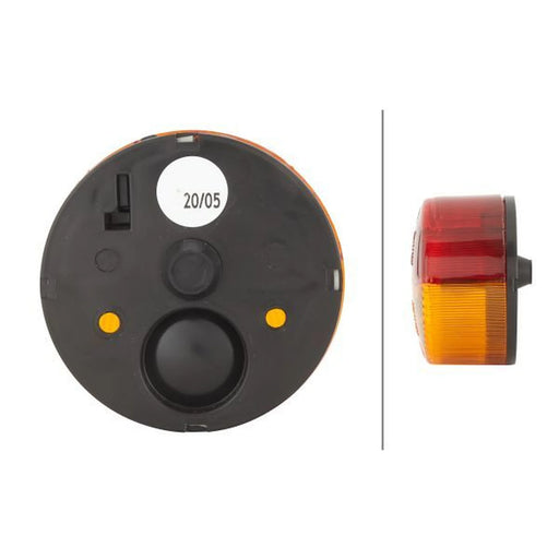 Hella Tail Light / Lamp C5W Right 2SW 003 185-041