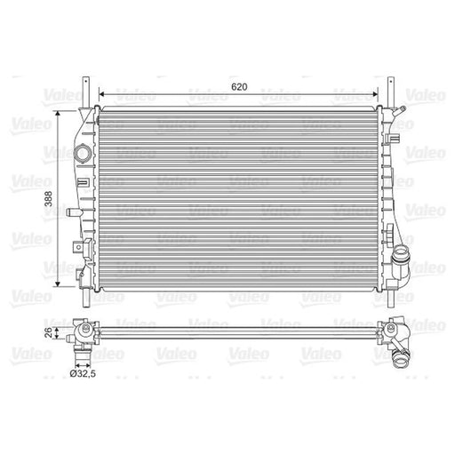 Valeo Engine Radiator 735048