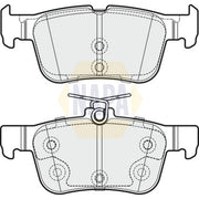 NAPA Rear Brake Pad Set NBP1707