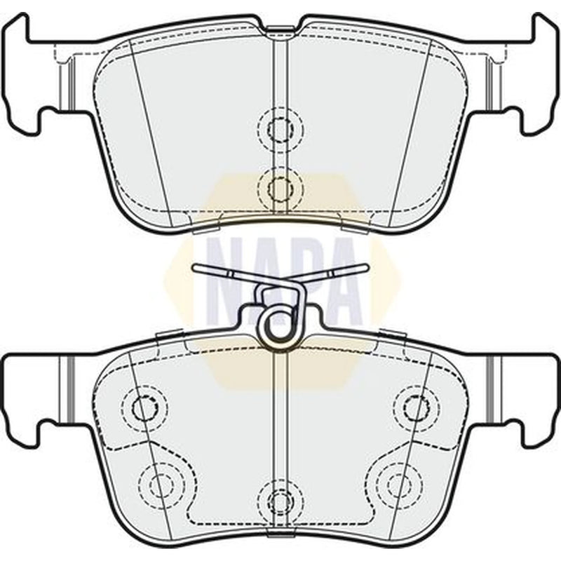 NAPA Rear Brake Pad Set NBP1707