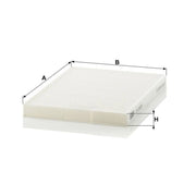 MANN-FILTER Cabin Air Filter (Pollen Filter) Driver's Side CU 2620