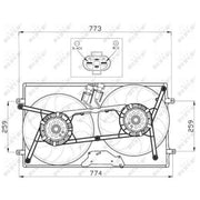 NRF Engine Cooling Fan 47464