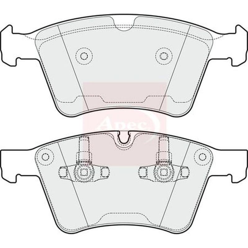Apec Front Brake Pad Set PAD1680