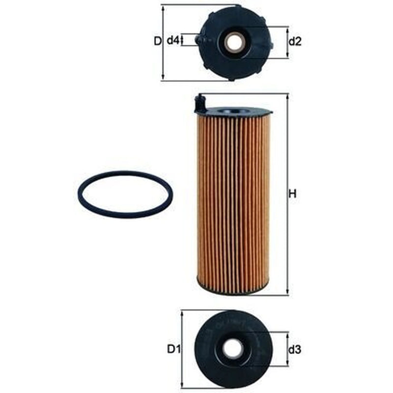 Mahle Engine Oil Filter OX 196/1D