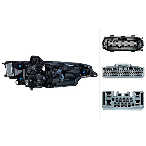 Hella Headlight Headlamp LED Left 1LX 013 508-931