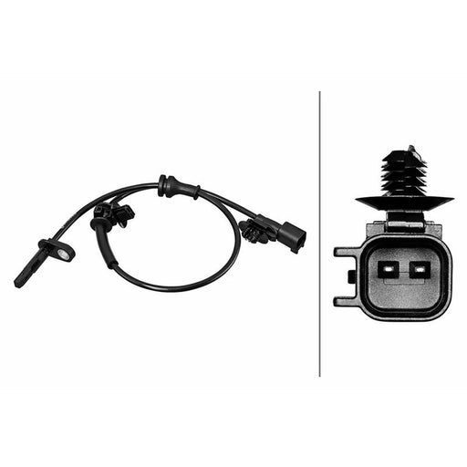 Hella ABS Wheel Speed Sensor Rear 6PU 358 218-391