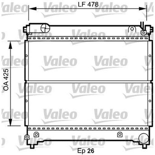 Valeo Engine Radiator 734918