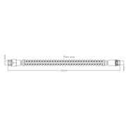 Abtex Brake Hydraulic Hose Line Right ABH1266