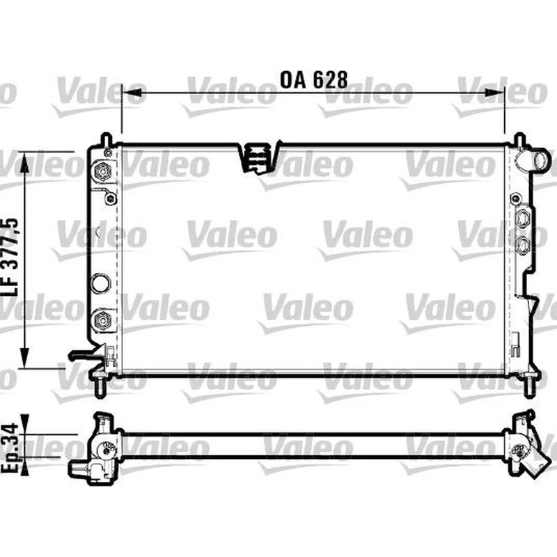 Valeo Engine Radiator 731847