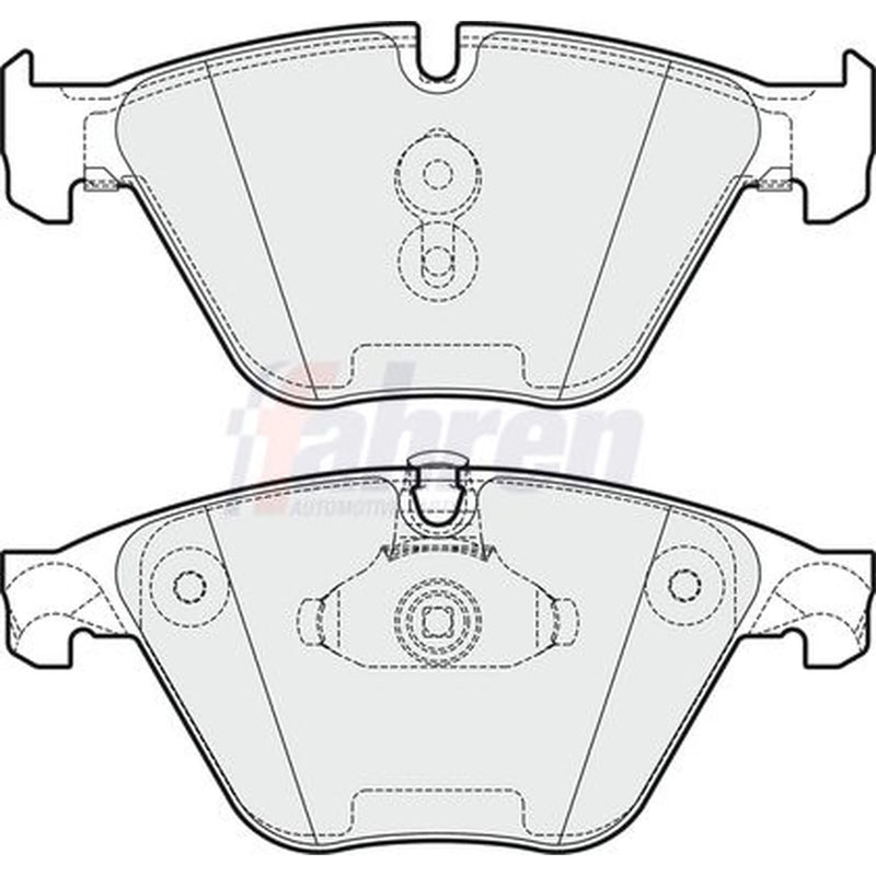 Fahren Front Brake Pad Set fits BMW 5 2009-2017