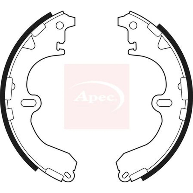 Apec Brake Shoe Set Axle Kit SHU471