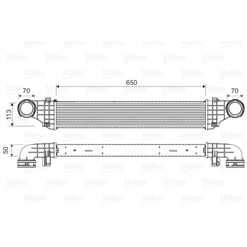 Valeo Intercooler (Charge Air Cooler) 818337