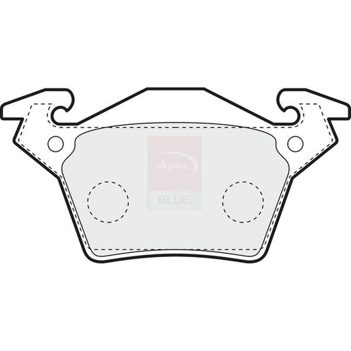 Apec Rear Brake Pad Set PD3171
