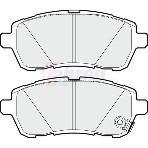Fahren Front & Rear Brake Discs & Pads fits Suzuki Swift III 2010-2017 1.2 1.3