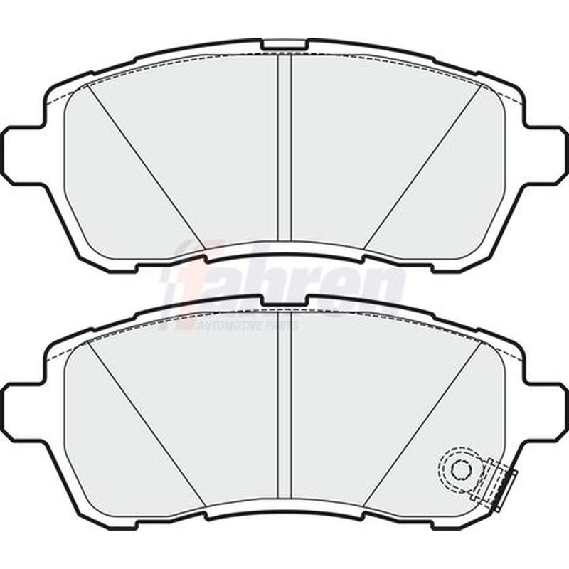Fahren Front Brake Pad Set fits Daihatsu Materia 2006 on 1.5