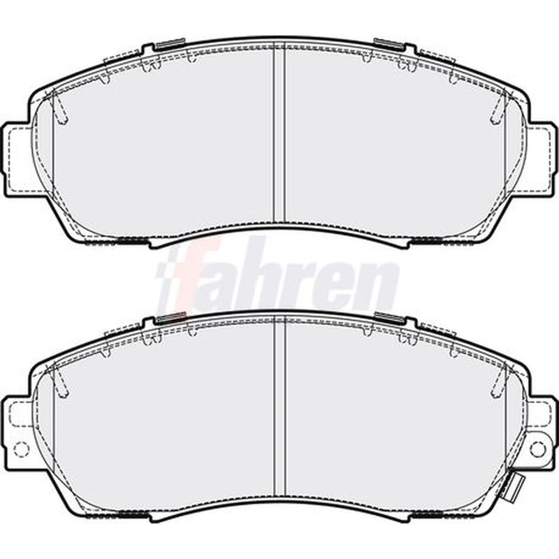 Fahren Front Brake Pad Set fits Honda Cr-V IV 2012-2018 1.6 2.2