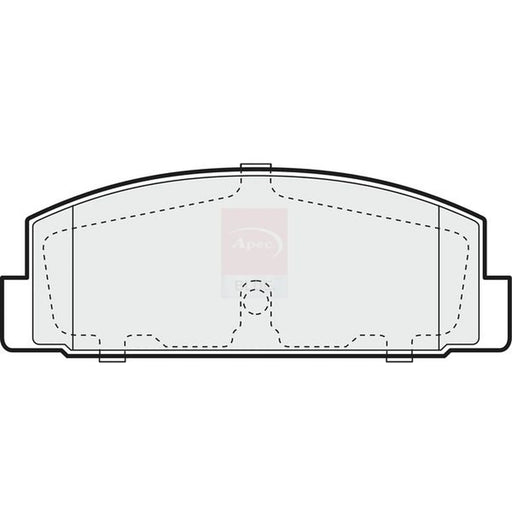 Apec Rear Brake Pad Set PD3104