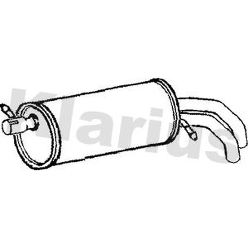 Klarius Box With Tail Pipe Rear FE897P