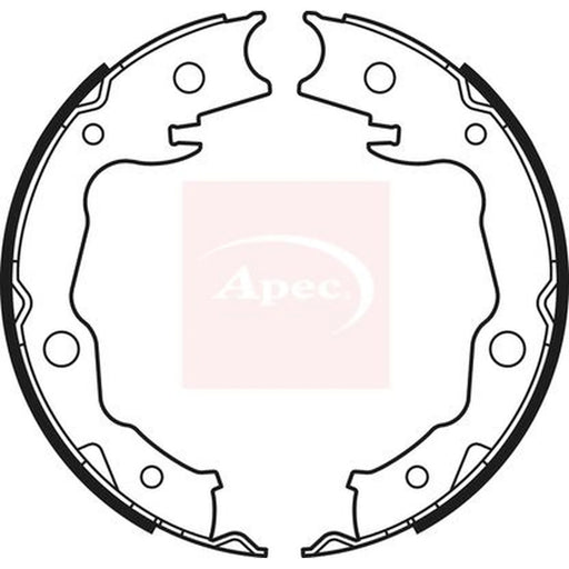 Apec Parking Brake Shoe Set SHU756