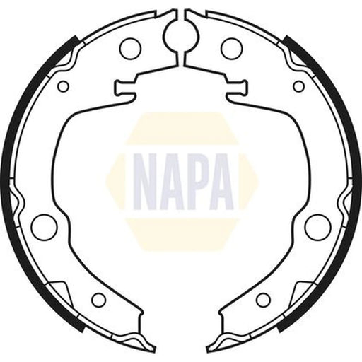 NAPA Parking Brake Shoe Set NBS5014
