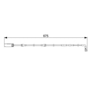 Bosch Brake Pad Wear Sensor Front Left 1 987 473 051