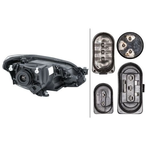 Hella Headlight Headlamp W21/5W Right 1EJ 010 670-021
