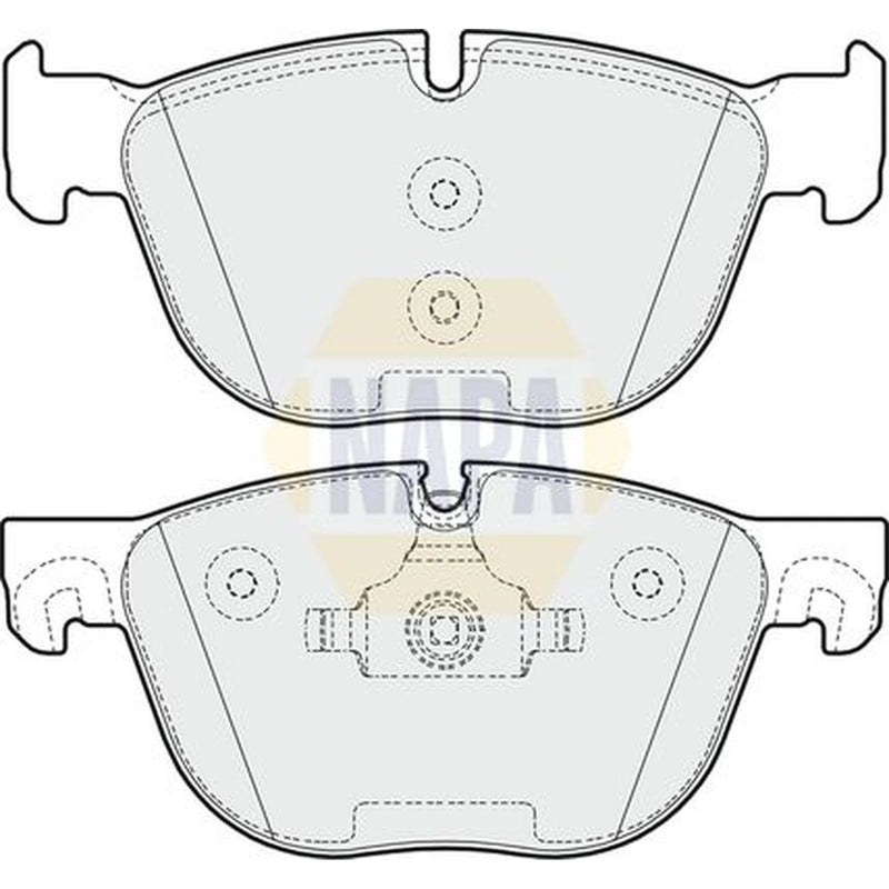 NAPA Front Brake Pad Set NBP1346