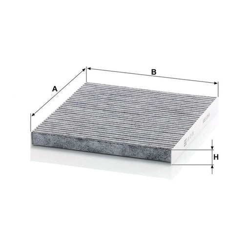 MANN-FILTER Cabin Air Filter (Pollen Filter) below the CUK 23 009