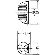 Hella Direction Indicator Light Front and Rear 2BA 001 227-211