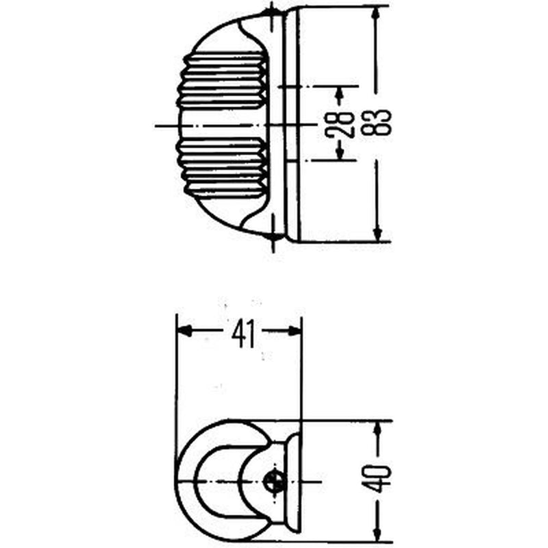 Hella Direction Indicator Light Front and Rear 2BA 001 227-211