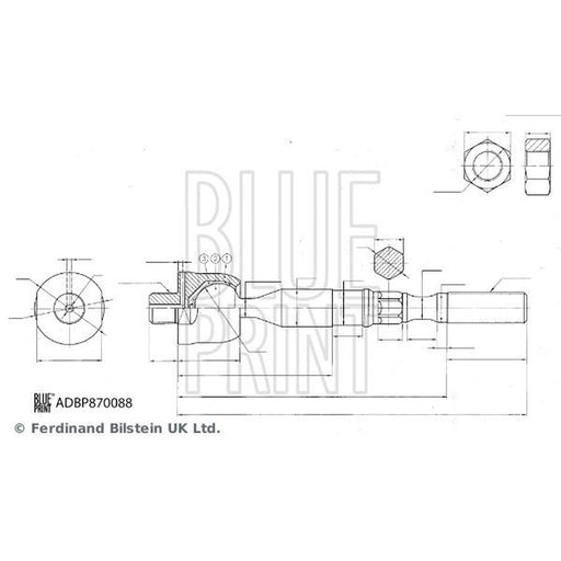Blue Print Stabiliser Drop Link Front Right ADBP870088