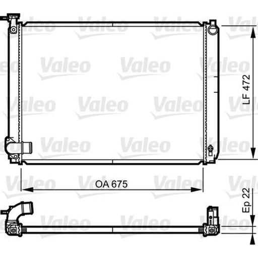 Valeo Engine Radiator 735571