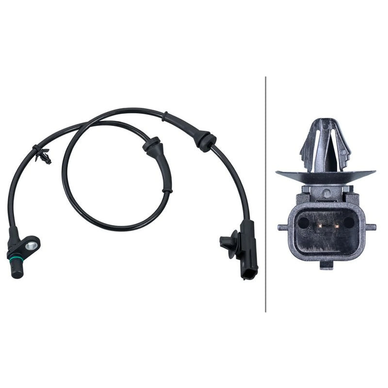 Hella ABS Wheel Speed Sensor Rear Right 6PU 358 268-871