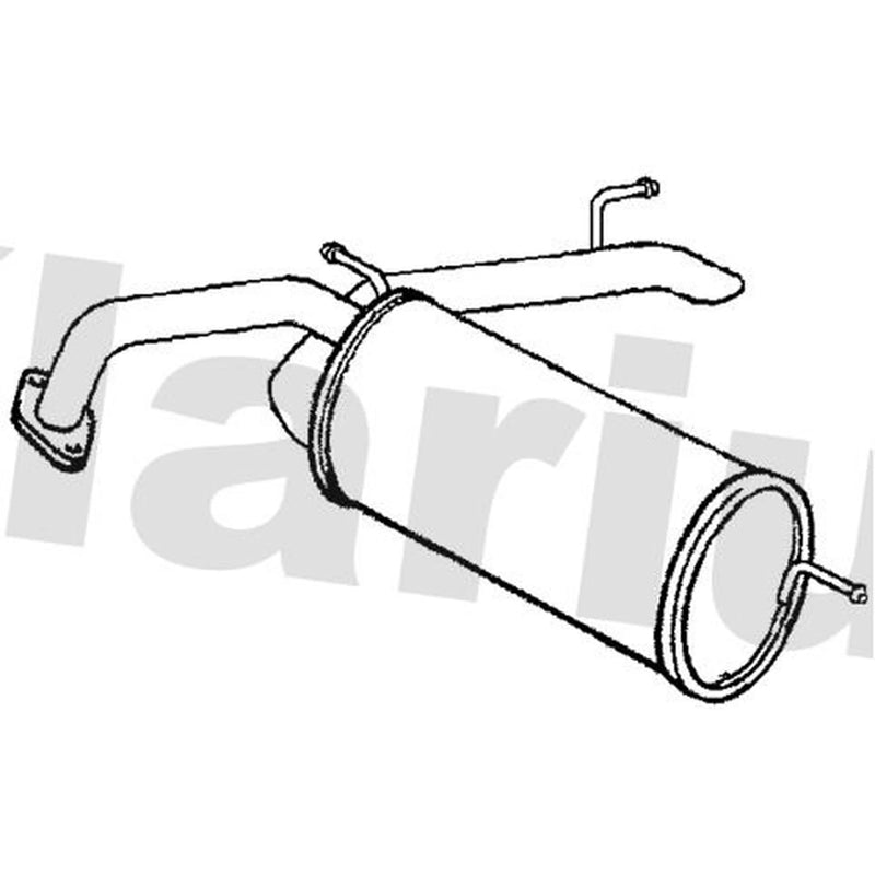 Klarius Box With Tail Pipe Rear HA477X