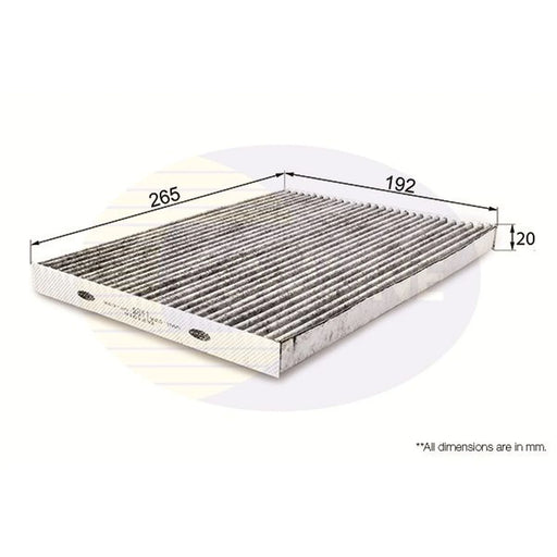 Comline Cabin Air Filter (Pollen Filter) EKF191A
