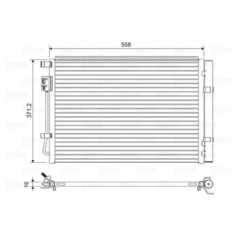 Valeo Air Conditioning Condenser 822597