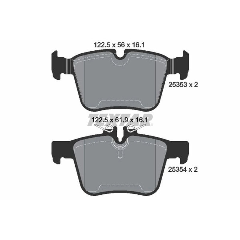 Textar Rear Brake Pad Set 2535301