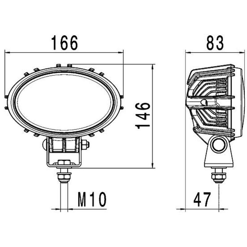 Hella Worklight High 1GA 996 661-041
