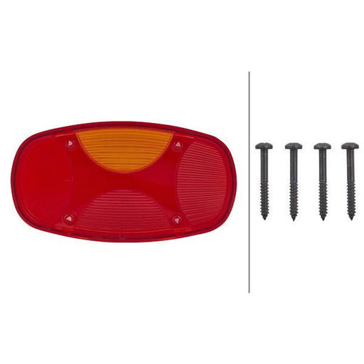 Hella Lens Gr With Moulded-In Parts 9EL 9EL 343 143-011 1527662 9EL 343 143-011