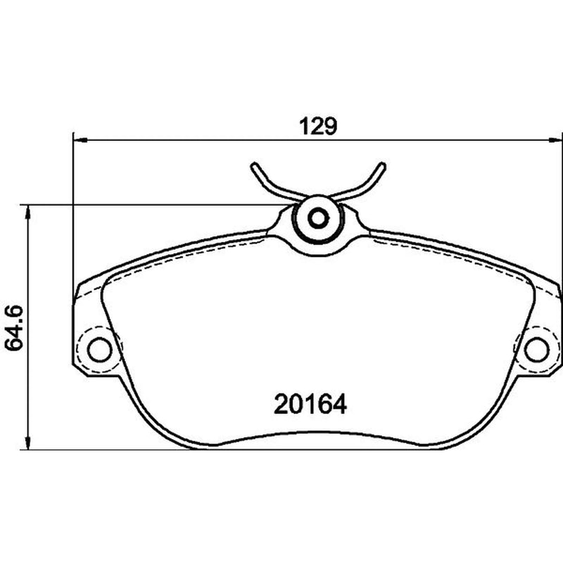 DON Front Brake Pad Set PCP1462