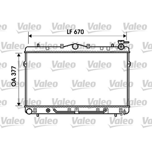 Valeo Engine Radiator 734258