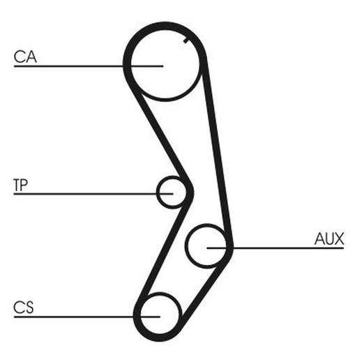 Continental CTAM Timing Belt Cambelt 138 Teeth CT605