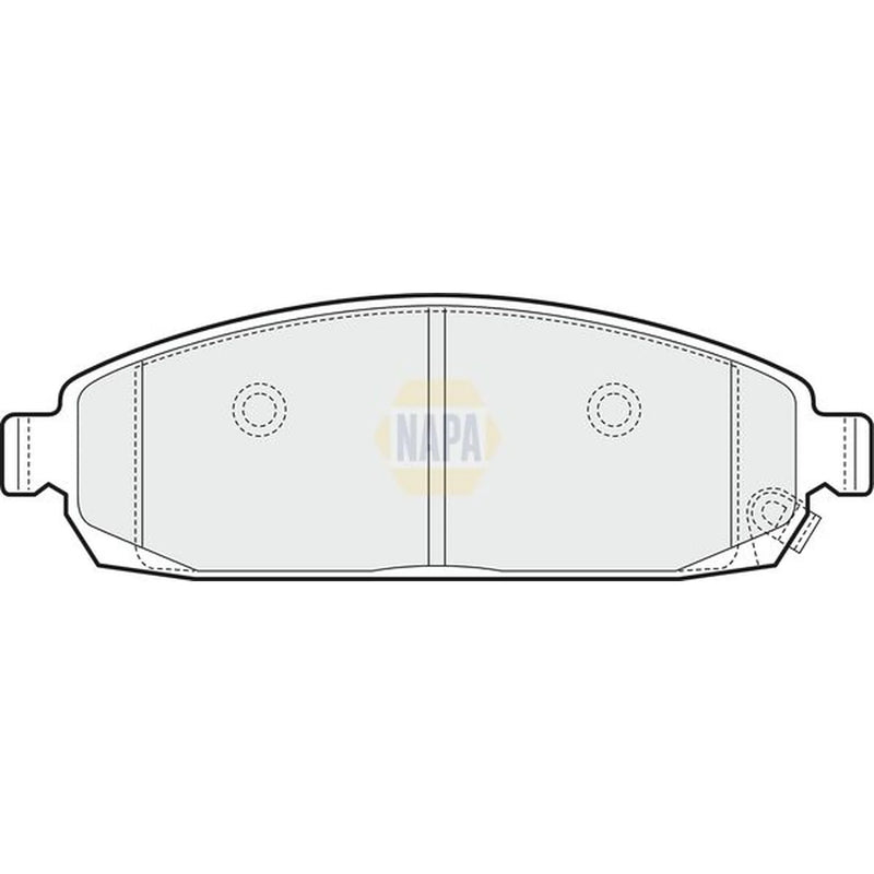 NAPA Front Brake Pad Set NBP1745