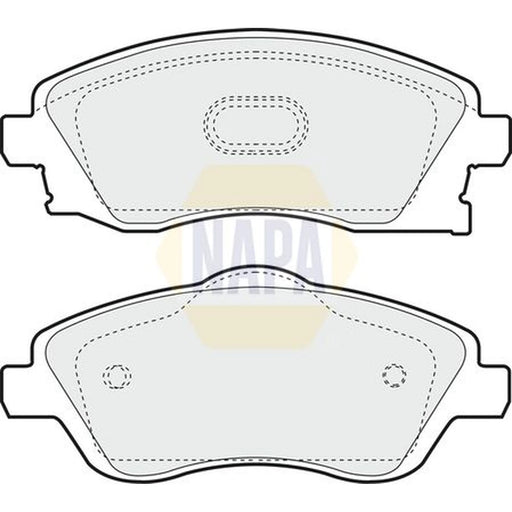 NAPA Front Brake Pad Set NBP1215