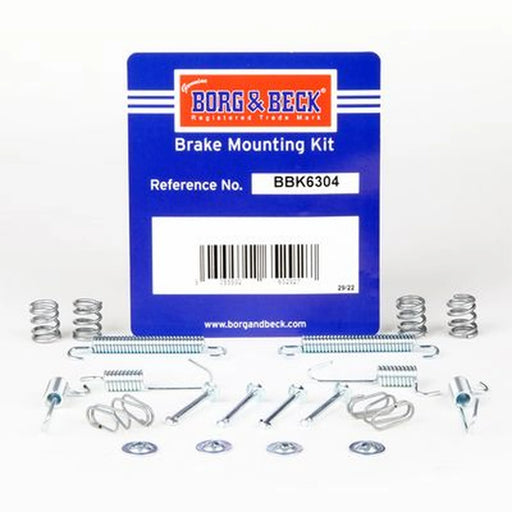 Borg & Beck Parking Brake Shoe Accessory Kit Rear BBK6304