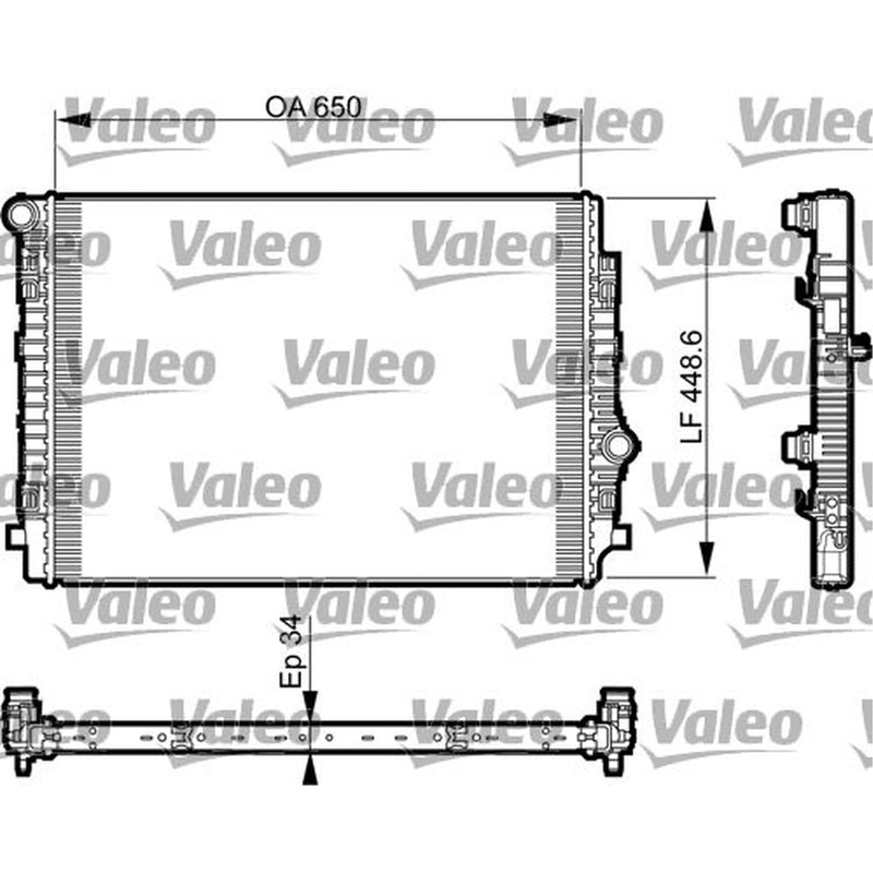 Valeo Engine Radiator 735549