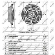 NRF Radiator Fan Clutch 49533